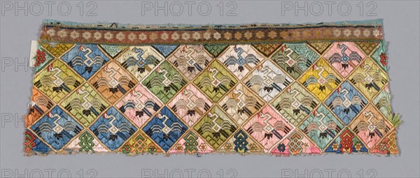 Fragment (Trouser Band), China, Qing dynasty (1644-1911), 1875/1900. Creator: Unknown.