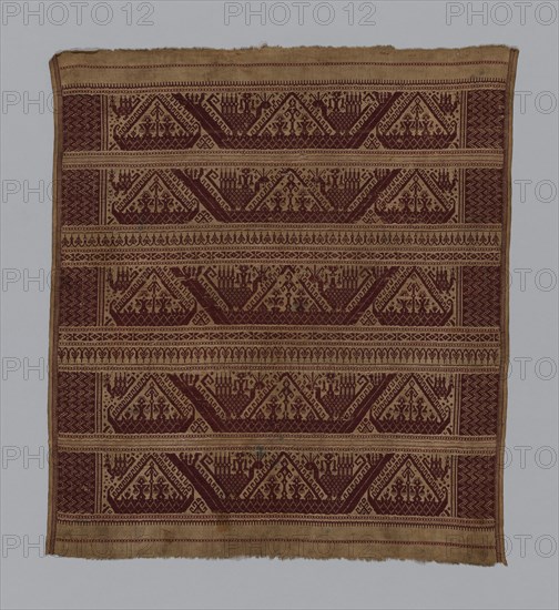 Tampan (Ceremonial Cloth), Indonesia, 19th century. Creator: Unknown.