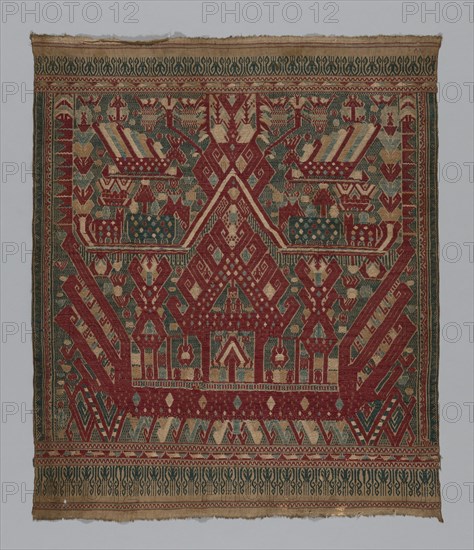 Tampan (Ceremonial Cloth), Indonesia, 19th century. Creator: Unknown.