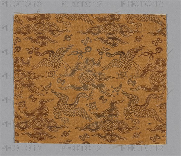 Fragment, Japan, 18th century, late Edo period (1789-1868)/ Meiji period (1868-1912). Creator: Unknown.