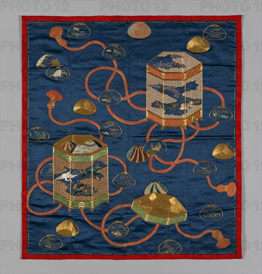 Fukusa (Gift Cover), Japan, Edo period (1615-1868), 1775/1825. Creator: Unknown.