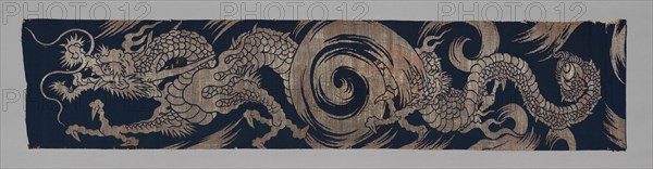 Tobari or Mizuhiki (Temple Banner), Japan, Meiji period (1868-1912), 1801/33. Creator: Unknown.