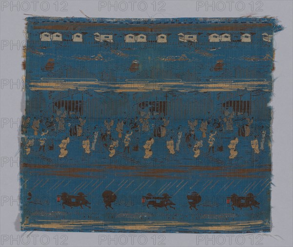 Fragment, Japan, late Edo period (1789-1868)/ Meiji period (1868-1912), 19th century. Creator: Unknown.