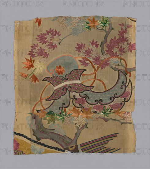 Fragment, Japan, Edo period (1615-1868), 1701/50. Creator: Unknown.