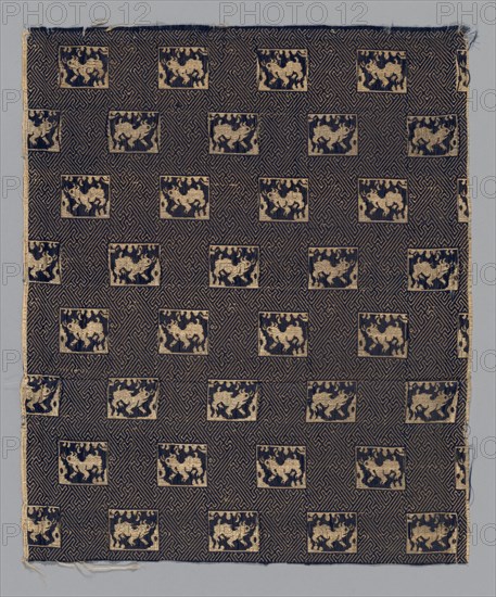 Fragment, Japan, late Edo period (1789-1868)/ Meiji period (1868-1912), 1850/75. Creator: Unknown.