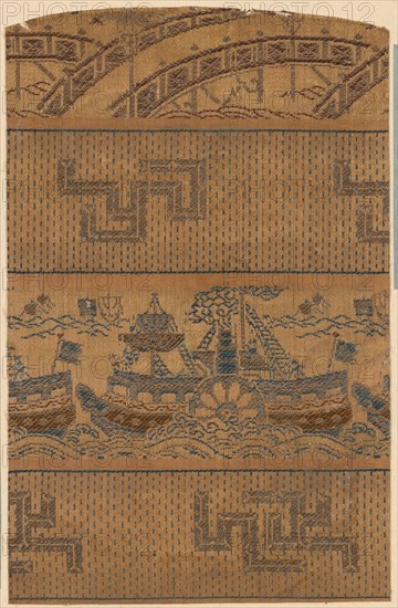 Fragment, Japan, 18th/19th century, Edo period (1615-1868)/ Meiji period (1868-1912). Creator: Unknown.