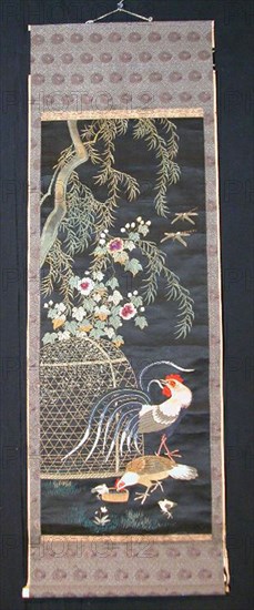 Scroll, Japan, Meiji period (1868-1912), c. 1880. Creator: Unknown.