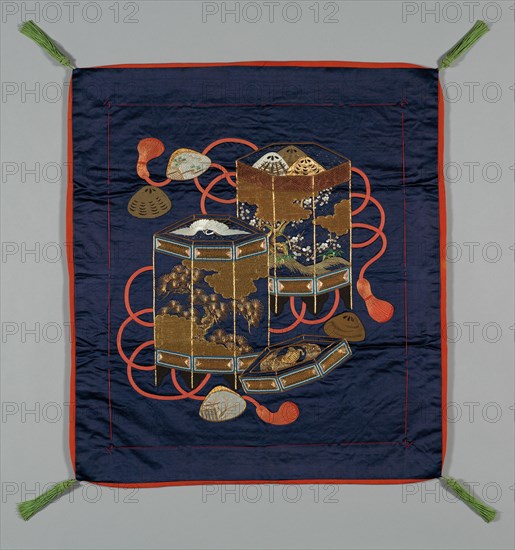 Fukusa (Gift Cover), Japan, late Edo period (1789-1868)/ Meiji period (1868-1912), 19th century. Creator: Unknown.