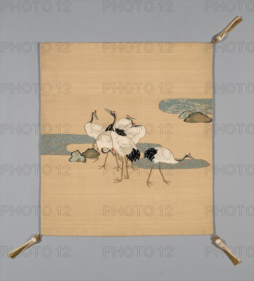 Fukusa (Gift Cover), Japan, late Edo period (1789-1868)/ Meiji period (1868-1912), 19th century. Creator: Unknown.