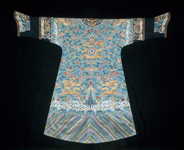 Empress' Jifu (Semiformal Court Robe), China, Qing dynasty (1644-1911), 1840/60. Creator: Unknown.