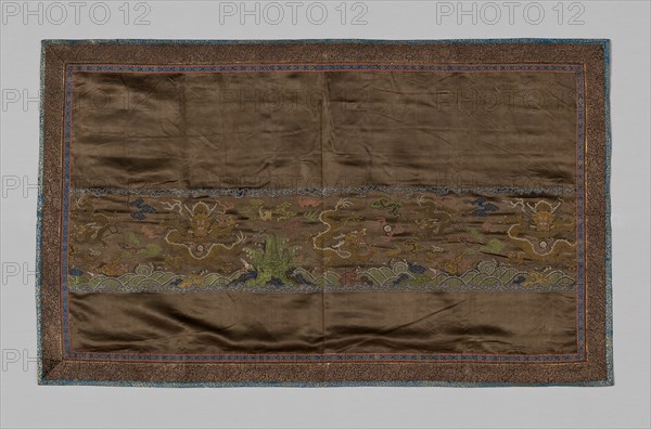 Fragment (Dress Fabric), China, Qing dynasty (1644-1911), 1800/25. Creator: Unknown.