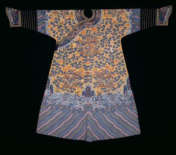 Emperor's Jifu (Semiformal Court Robe), China, Qing dynasty (1644-1911), 1790/1820. Creator: Unknown.