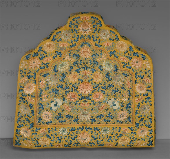 Cushion Cover, China, Qing dynasty (1644-1911), 1800/25. Creator: Unknown.