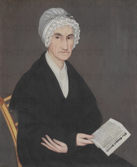 Mrs. Reuben Allerton (Lois Atherton), 1821/22. Creator: Ammi Phillips.