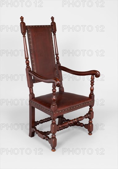 Armchair, 1690/1725. Creator: Unknown.