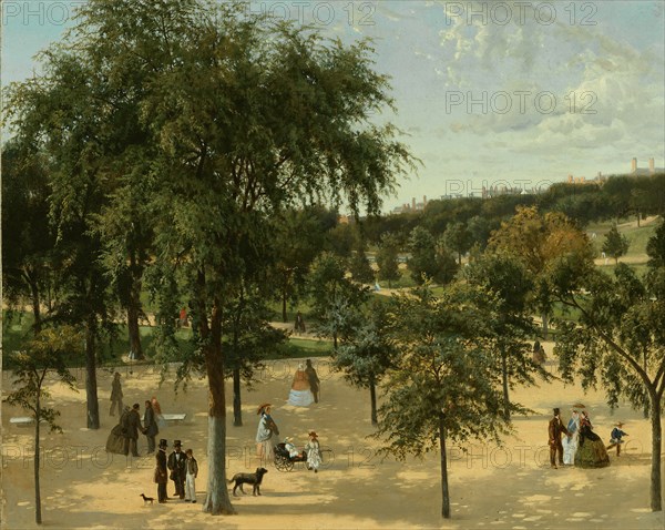 Boston Common, 1850/63. Creator: Unknown.