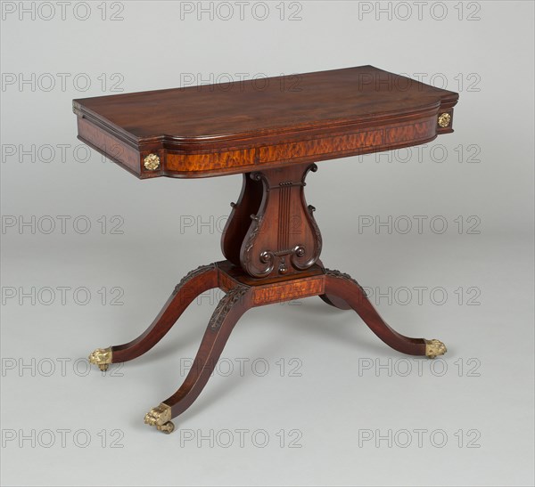 Card Table, 1810/20. Creator: Unknown.