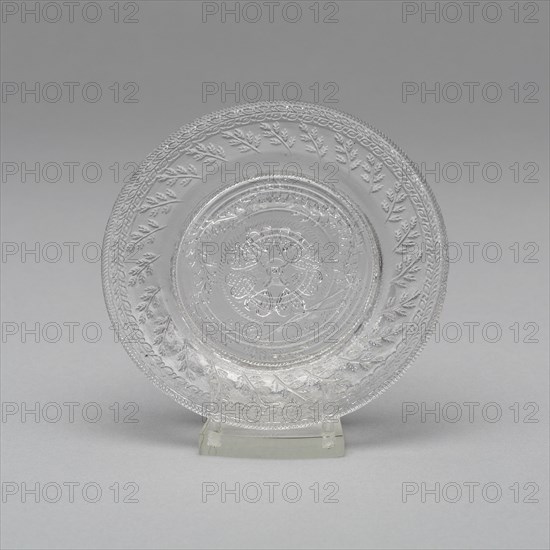 Cup plate, c. 1828. Creator: Unknown.