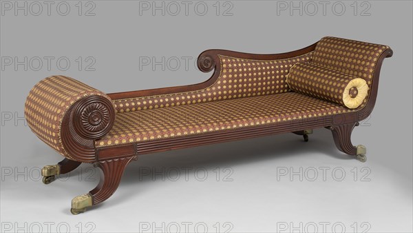 Grecian Couch, 1825/40. Creator: Unknown.