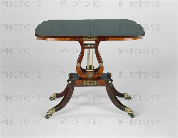 Card Table, 1815/24. Creator: Unknown.