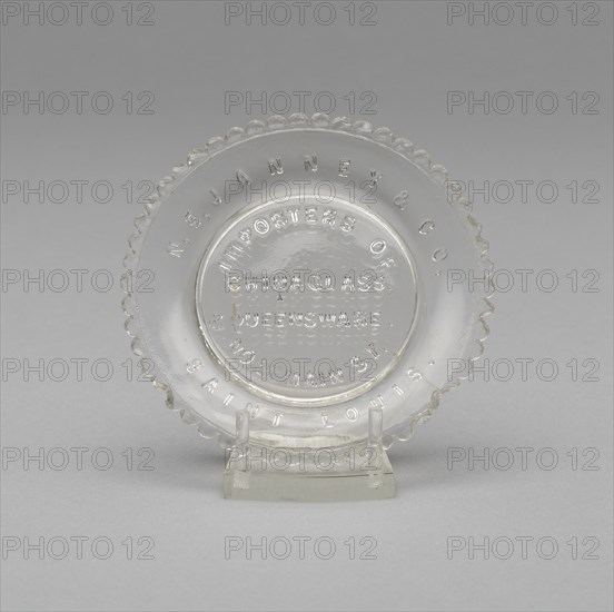 Cup plate, c. 1850. Creator: Unknown.