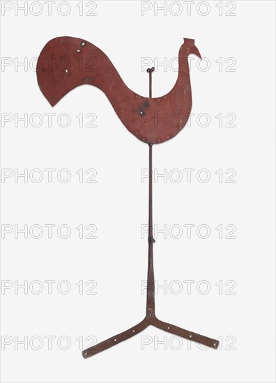 Peacock Weather Vane, 1800/60. Creator: Unknown.