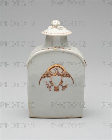 Tea Caddy with Cover, c. 1795. Creator: Unknown.