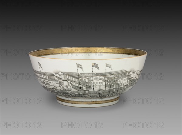 Punch Bowl, c. 1789. Creator: Unknown.
