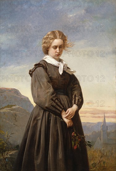 Love's Melancholy, 1866. Creator: Constant Mayer.