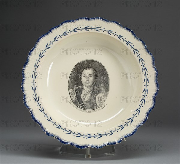 Soup Plate, c. 1790. Creator: Unknown.