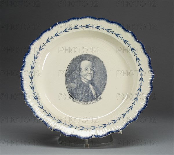 Plate, c. 1790. Creator: Unknown.