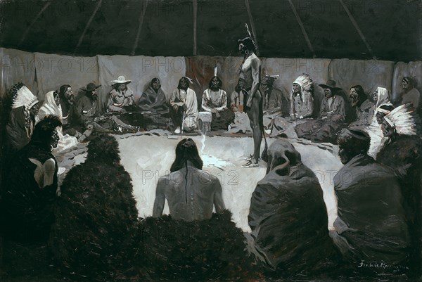 I Will Tell the White Man, c. 1900. Creator: Frederic Remington.