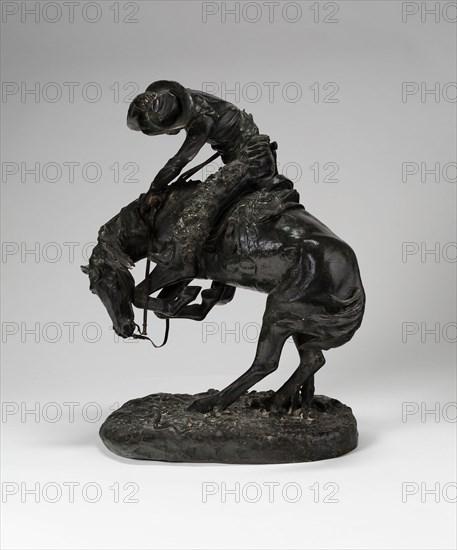 The Rattlesnake, Modeled 1905, cast 1918. Creator: Frederic Remington.