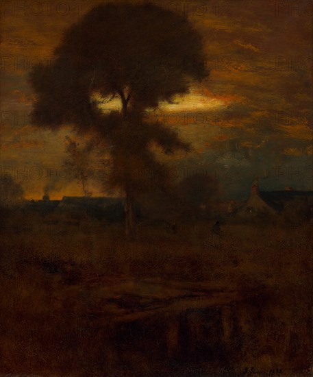 Afterglow, 1893. Creator: George Inness.