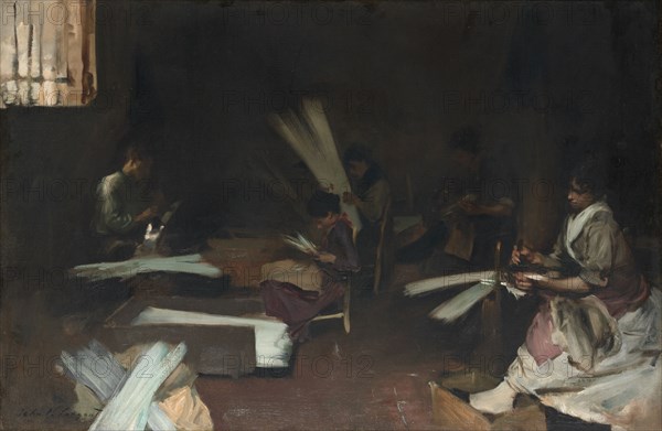 Venetian Glass Workers, 1880/82. Creator: John Singer Sargent.