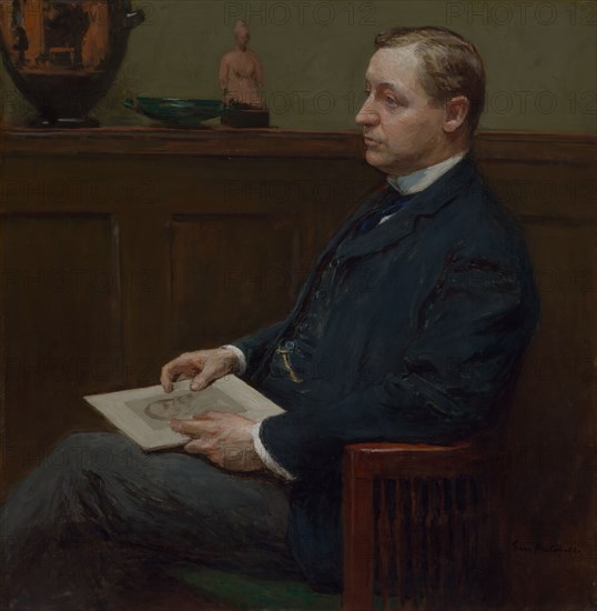 Portrait of Charles Lawrence Hutchinson, c. 1902. Creator: Gari Melchers.