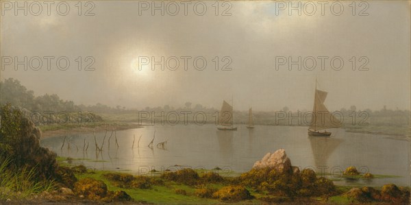 York Harbor, Coast of Maine, 1877. Creator: Martin Johnson Heade.