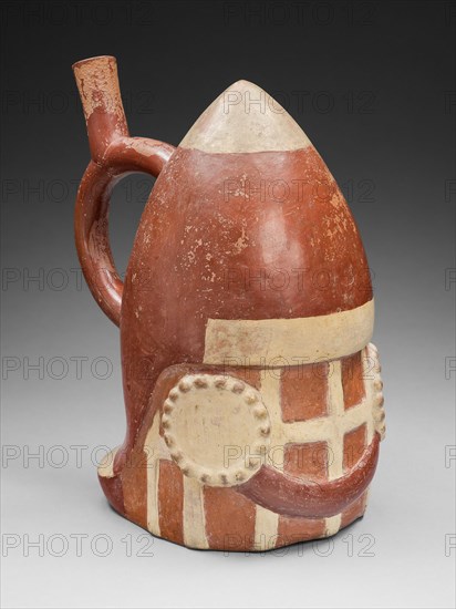 Vessel in the Form of a Warrior's Helmet, 100 B.C./A.D. 500. Creator: Unknown.