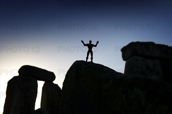 View of Stonehenge during the winter solstice, 2012. Creator: James O Davies.