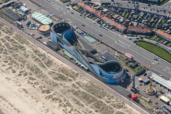 Scenic railway type roller coaster, Great Yarmouth, Norfolk, 2015. Creator: Historic England.