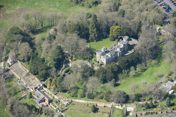 Devizes Castle, a Victorian folly built on the motte of the original castle, Wiltshire, 2015. Creator: Historic England.