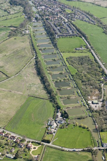 Caen Hill Locks on the Kennet and Avon Canal, Devizes, Wiltshire, 2015. Creator: Historic England.