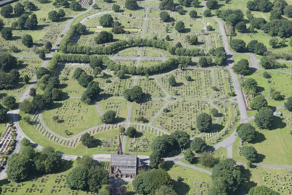 Anfield Cemetery and chapel, Liverpool, 2015. Creator: Historic England.