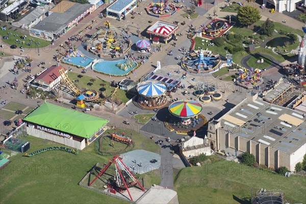 Pleasureland Amusement Park, Southport, Merseyside, 2015. Creator: Historic England.