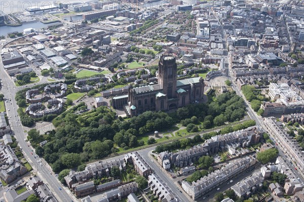 The Anglican Cathedral Church of Christ and environs, Liverpool, 2015. Creator: Historic England.