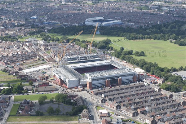 Anfield Football Stadium, home to Liverpool Football Club, Liverpool, 2015. Creator: Historic England.