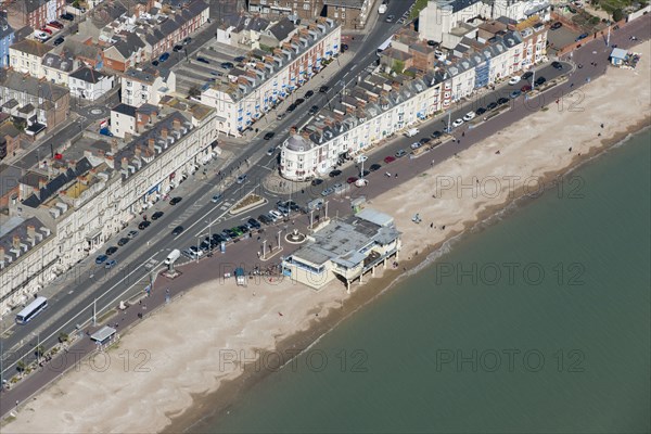 Brunswick Terrace and the Pier Bandstand, Weymouth, Dorset, 2016. Creator: Historic England.