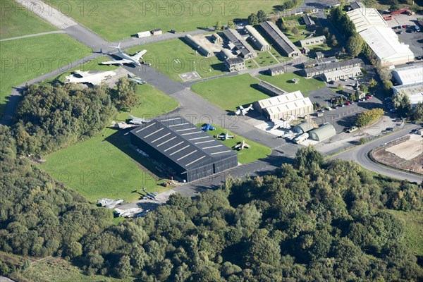 The Yorkshire Air Museum, formerly RAF Elvington, a World War Two airfield, Elvington, York, 2017. Creator: Historic England.