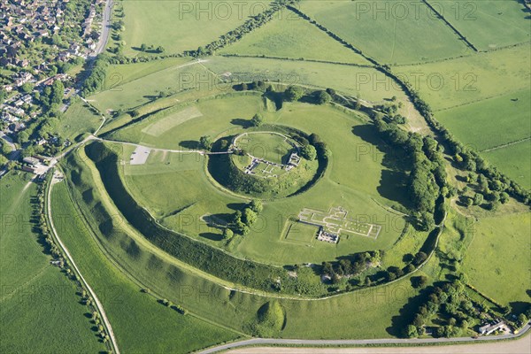 Old Sarum, near Salisbury, Wiltshire, 2017. Creator: Damian Grady.