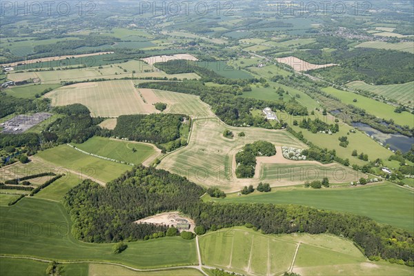 The landscape park and woodland around Shardeloes, Amersham, Buckinghamshire, 2018. Creator: Historic England.